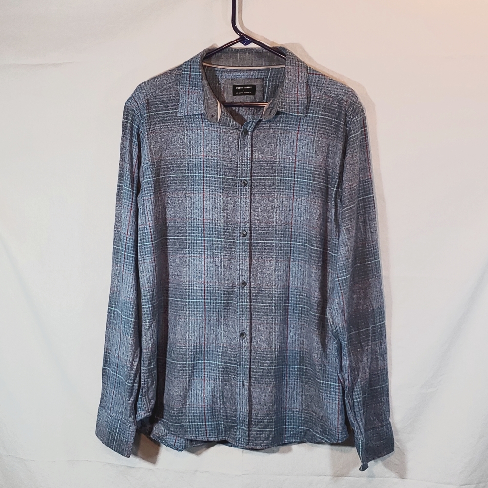 Ocean Current Mens Long Sleeve Shirt